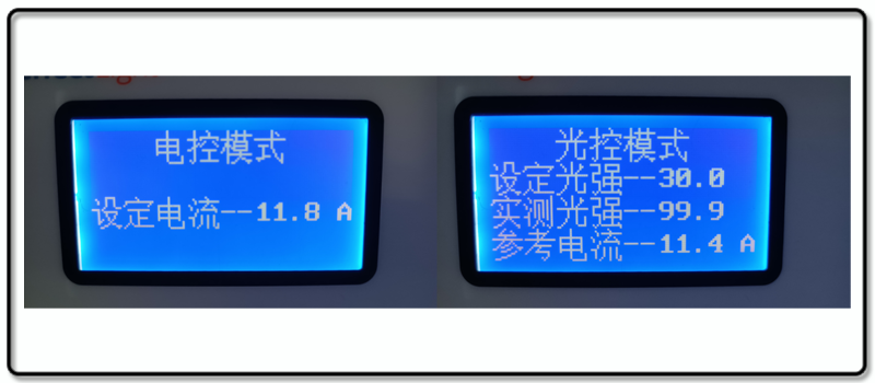 Microsolar 300氙灯光源与PLS-SXE 300D 300DUV氙灯光源定时功能(左)和累计计时功能（右）屏幕显示.png