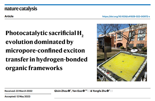Nature Catalysis：平板反应器助力光催化摩尔级产氢